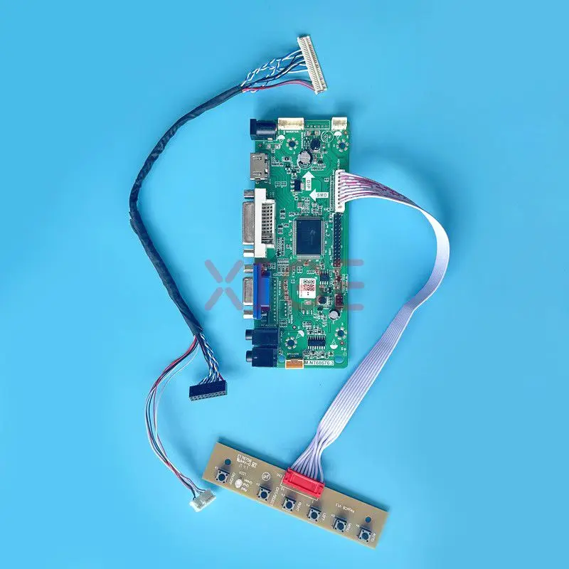 Плата контроллера монитора подходит для CLAA089NA0ACW CLAA089NA0BCW Screen 1024*600 VGA DVI HDMI-совместимый 30-контактный LVDS 8,9 "Kit DIY 
Плата контроллера монитора подходит для CLAA089NA0ACW CLAA089NA0BCW Screen 1024*600 VGA DVI HDMI-совместимый 30-контактный LVDS 8,9 "Kit DIY