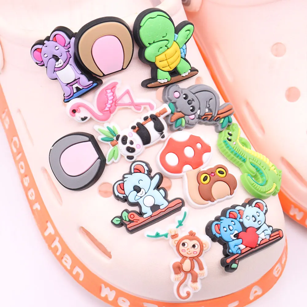 Mix 50PCS PVC Animal Croc Jibz Buckle Fit Wristbands Mushroom Koala Turtle Mouse Hole Slipper Decoration Accessories Ornaments
Mix 50PCS PVC Animal Croc Jibz Buckle Fit Wristbands Mushroom Koala Turtle Mouse Hole Slipper Decoration Accessories Ornaments
