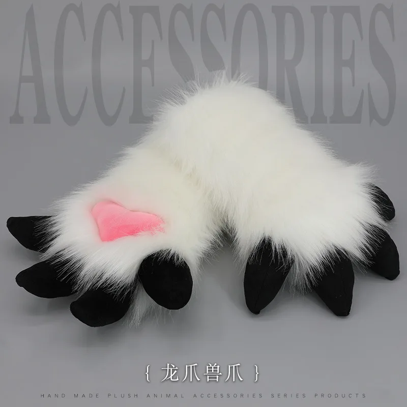 Fursuit Claw Plush Claw Gloves Halloween Cosplay Costume Prop Plush Toy Cute Cartoon Dragon Claw Christmas Gift
Fursuit Claw Plush Claw Gloves Halloween Cosplay Costume Prop Plush Toy Cute Cartoon Dragon Claw Christmas Gift