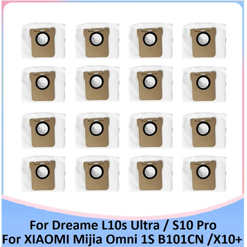 Запчасти для робота-пылесоса Dreame L10S Ultra S10 Xiaomi X10 + Plus, мешочек для пыли, запасные части, аксессуары, грязный мешок, 16 шт.
Запчасти для робота-пылесоса Dreame L10S Ultra S10 Xiaomi X10 + Plus, мешочек для пыли, запасные части, аксессуары, грязный мешок, 16 шт.