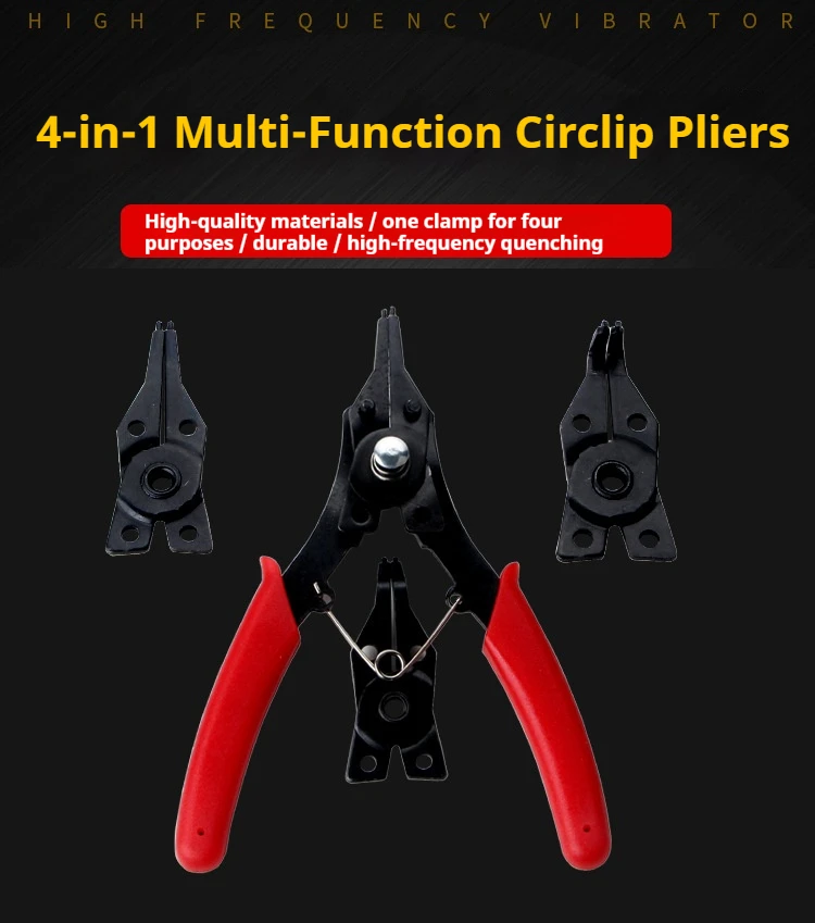 4-in-1 Combination Spring Pliers Spring Pliers Sturdy and Portable Spring Pliers Set Multifunctional Lightweight Tool
4-in-1 Combination Spring Pliers Spring Pliers Sturdy and Portable Spring Pliers Set Multifunctional Lightweight Tool