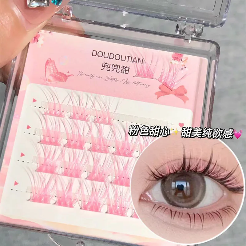 4 Rows Pink Blue Color False Eyelashes Makeup Individual Cluster Grafting Fake Wholesale False Eyelashes 3D Little Devil Cosplay
4 Rows Pink Blue Color False Eyelashes Makeup Individual Cluster Grafting Fake Wholesale False Eyelashes 3D Little Devil Cosplay