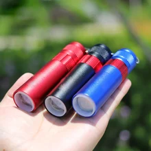 

High Power Flashlight Mini Keychain Magnetic Flashlights LED Torch 14500 or AA Battery Zoom 4 Modes Outdoor Camping Emergency