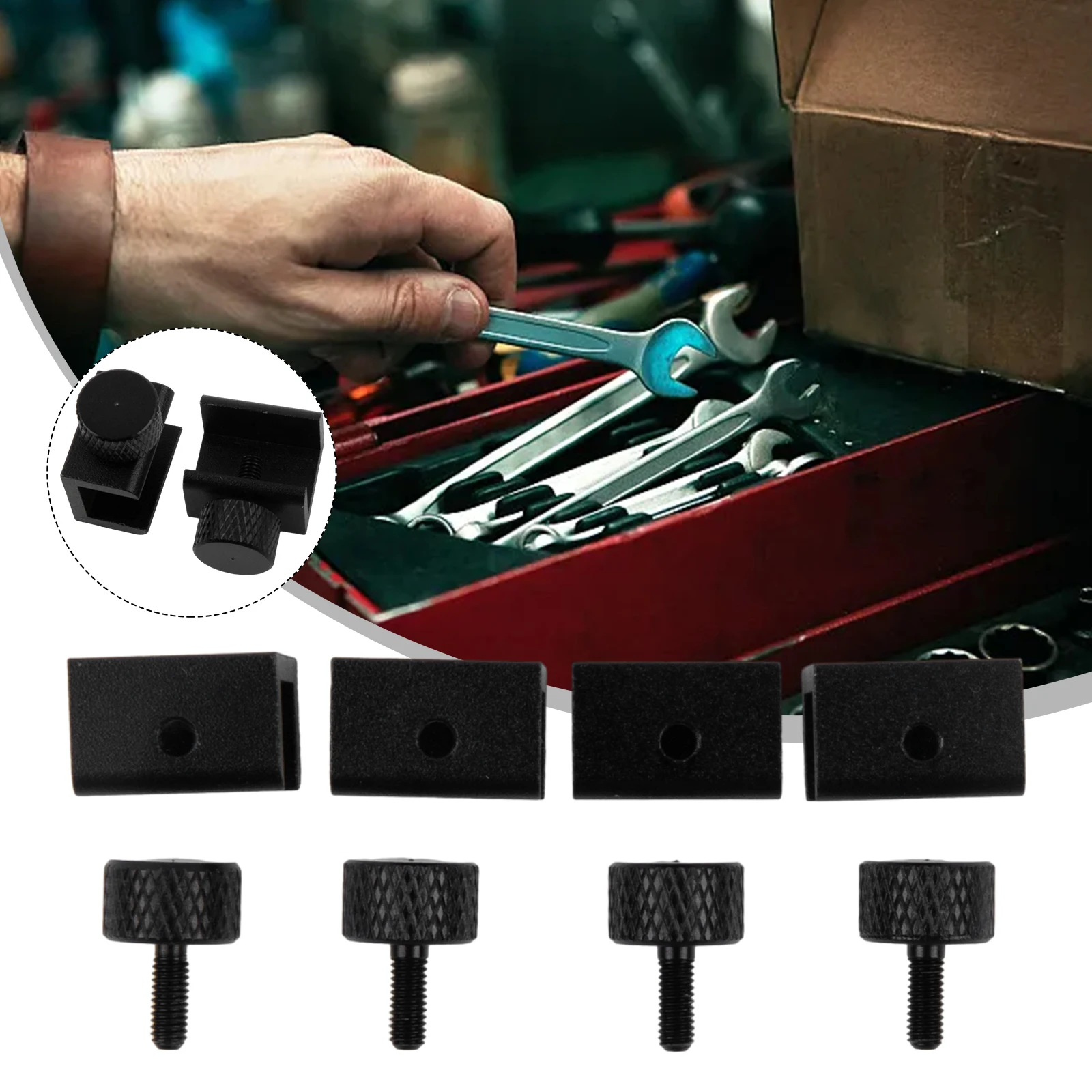 4Pcs Aluminum Adjustable Bed Clip Ender 3 Heatbed Clamp For CR10 Build Platform 3D-Printer Hotbed Build Platform Retainer
4Pcs Aluminum Adjustable Bed Clip Ender 3 Heatbed Clamp For CR10 Build Platform 3D-Printer Hotbed Build Platform Retainer