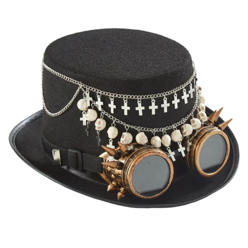 Steampunk Hat Steampunk Time Hat Party Steampunk Top Hats For Men With Goggles Steampunk Accessories
Steampunk Hat Steampunk Time Hat Party Steampunk Top Hats For Men With Goggles Steampunk Accessories