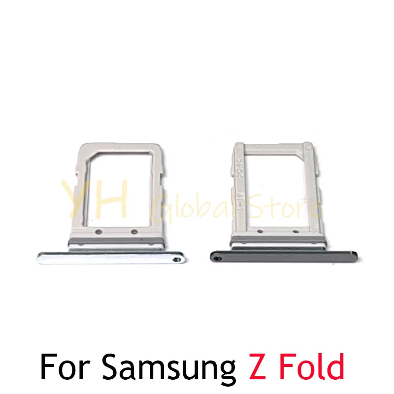 

For Samsung Galaxy Z Fold 2 3 Z Fold2 Fold3 Sim Card Board Micro SD Card Reader Adapters Repair Parts