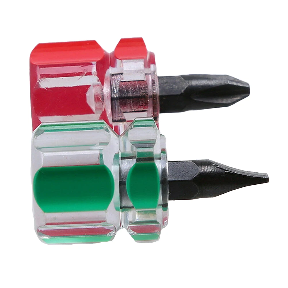 Compact Short Stubby Screwdriver 6mm Bit Diameter Red/Green Color Steel Material Ideal for Phillips and Slotted Screw Repairs
Compact Short Stubby Screwdriver 6mm Bit Diameter Red/Green Color Steel Material Ideal for Phillips and Slotted Screw Repairs