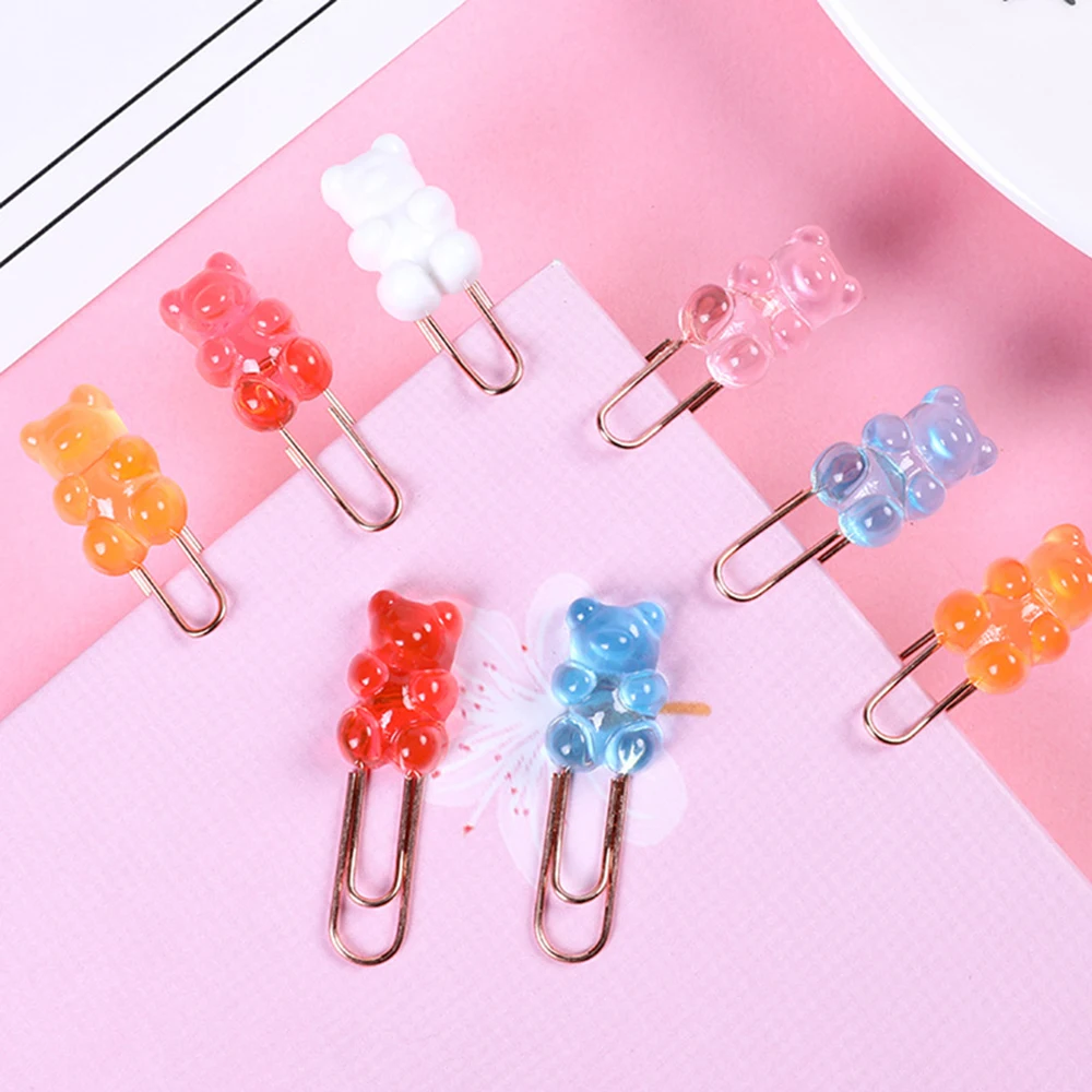 2pcs Kawaii Rainbow Bear Paper Clip Decorative Bookmark Binder File Clips School Office Stationery Accessories
2pcs Kawaii Rainbow Bear Paper Clip Decorative Bookmark Binder File Clips School Office Stationery Accessories