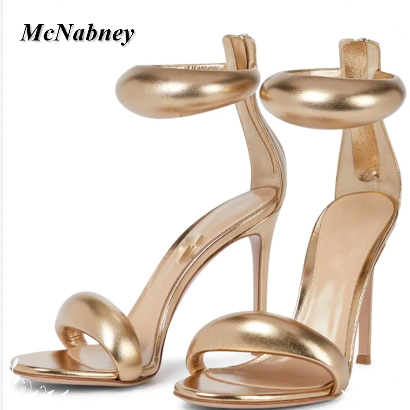 New Roman Style Round Toe Women's Stiletto High Heels Elegant Large Size Slim Heel Back Zipper Golden Party Banquet Women Shoes
New Roman Style Round Toe Women's Stiletto High Heels Elegant Large Size Slim Heel Back Zipper Golden Party Banquet Women Shoes