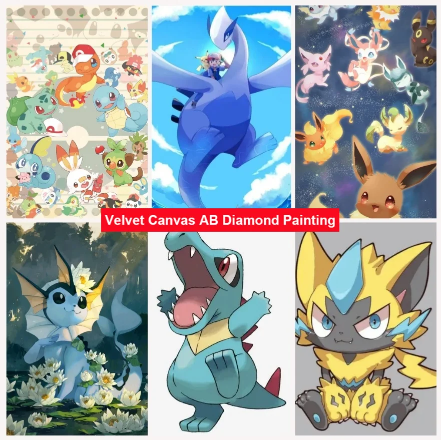 Алмазная живопись 5D «сделай сам», обновленный бархатный холст АВ, Мультяшные аниме персонажи, мозаика, вышивка, домашний декор, подарок ручной работы 
Алмазная живопись 5D «сделай сам», обновленный бархатный холст АВ, Мультяшные аниме персонажи, мозаика, вышивка, домашний декор, подарок ручной работы
