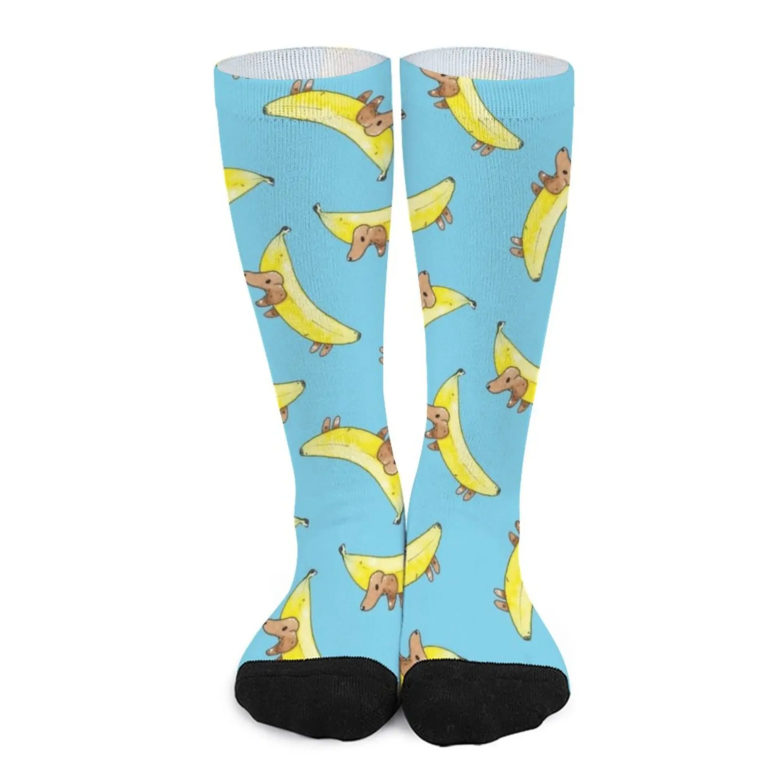 

Banana Dacshund Socks anime socks cute socks Sock Women