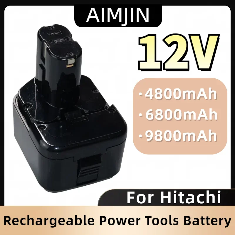 12V 4800mAh 6800mAh 9800mAh Rechargeable Power Tools Battery for Hitachi EB1214S EB1212S EB1214L Eb1220bl EB 1230X EB 1233X
12V 4800mAh 6800mAh 9800mAh Rechargeable Power Tools Battery for Hitachi EB1214S EB1212S EB1214L Eb1220bl EB 1230X EB 1233X