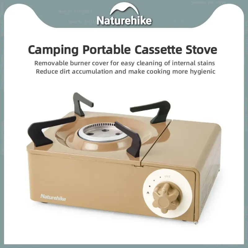 

Naturehike Outdoor Camping Mini Cassette Cooker 2100W Firepower Split Detachable Picnic Barbecue Adjustable Fire Cooking Stove