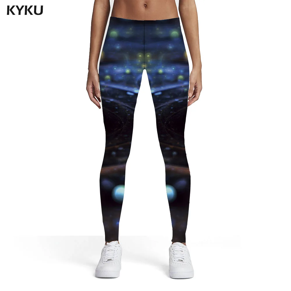 

KYKU Galaxy Leggings Women Space 3d Print Universe Spandex Nebula Sexy Womens Leggings Pants Jeggings Slim Funky Pencil