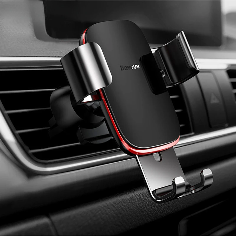 

Baseus Gravity Car Phone Holder Air Vent Universal for iPhone Redmi Note 7 Smartphone Car Support Clip Mount Holder Stand