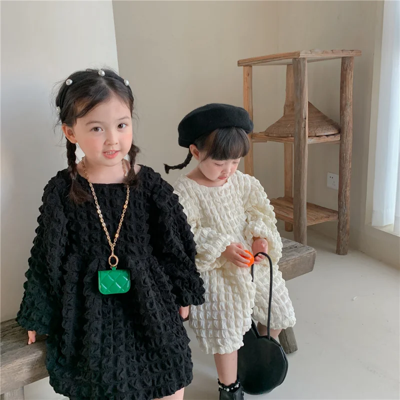Children Clothing 2022 Spring Autumn Girls Dress Long Sleeve Korean Style Children Dress Girls Baby Bubble Plaid Princess Dress
Children Clothing 2022 Spring Autumn Girls Dress Long Sleeve Korean Style Children Dress Girls Baby Bubble Plaid Princess Dress
