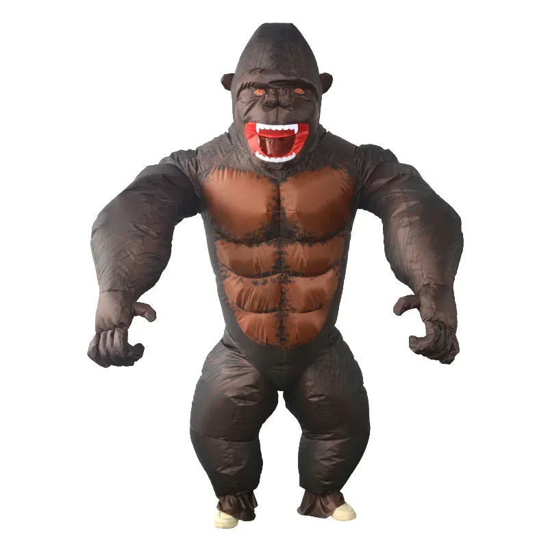 Cartoon King Kong Chimpanzee Inflatable Costume Halloween Christmas Carnival Wedding Celebration Cosplay Mascot Birthday Gift
Cartoon King Kong Chimpanzee Inflatable Costume Halloween Christmas Carnival Wedding Celebration Cosplay Mascot Birthday Gift