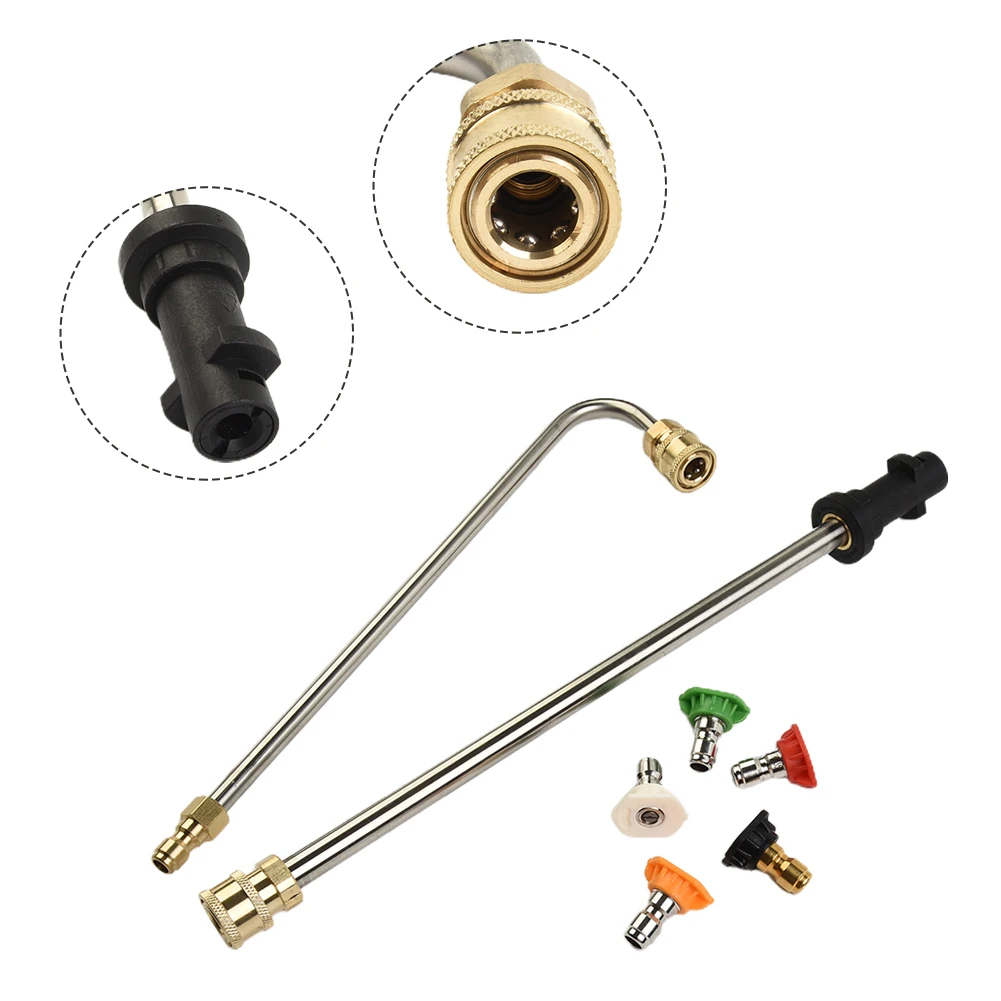 Gardening Extension Wand Reliable Stainless Steel Sturdy U Pressure Washer Angled Convenient Excellent Service Life
Gardening Extension Wand Reliable Stainless Steel Sturdy U Pressure Washer Angled Convenient Excellent Service Life