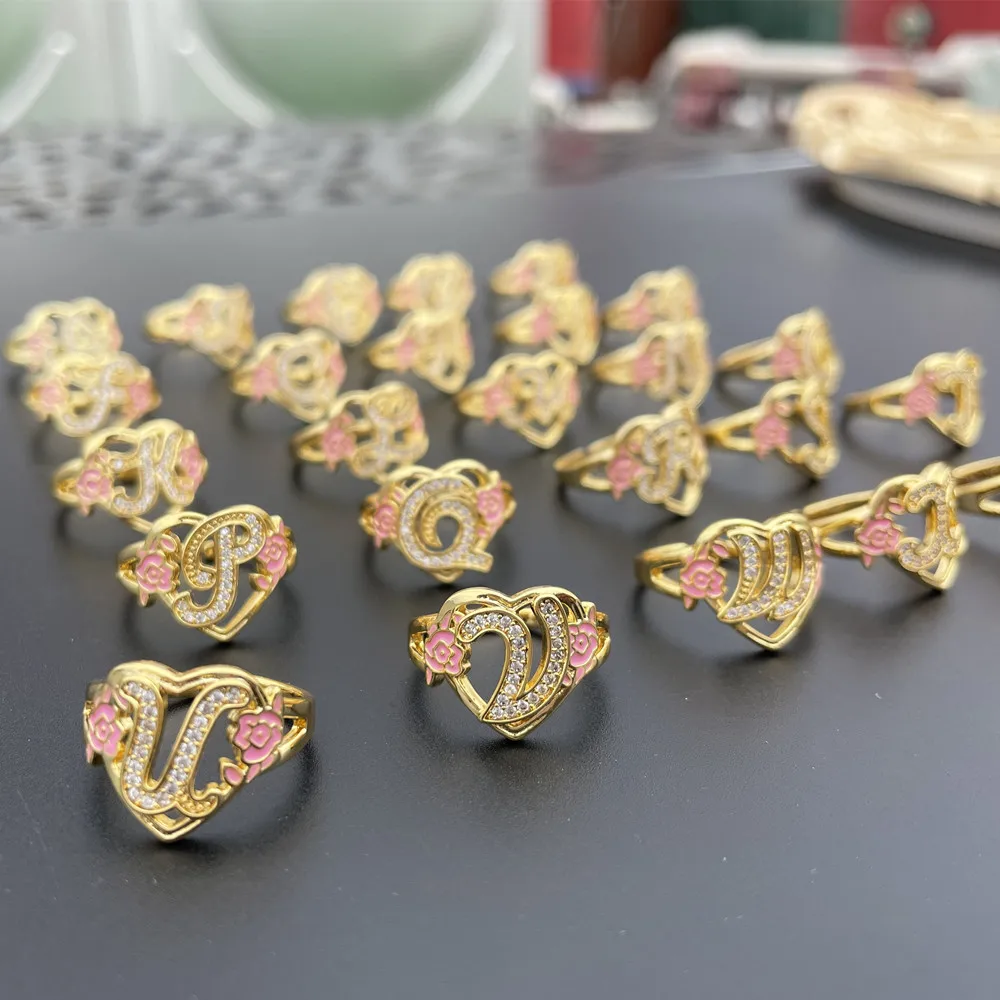 Custom Letter Ring Women Gold Initials Heart Ring Enamel Personality Custom A-Z 26 Letter Hip Hop Gifts
Custom Letter Ring Women Gold Initials Heart Ring Enamel Personality Custom A-Z 26 Letter Hip Hop Gifts