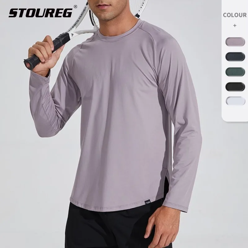 Men Sports Long-sleeve T-shirt Solid Color Elastic Fitness Top Round Neck Quick-dry Yoga Clothes Basketball Jersey Spoertwears
Men Sports Long-sleeve T-shirt Solid Color Elastic Fitness Top Round Neck Quick-dry Yoga Clothes Basketball Jersey Spoertwears
