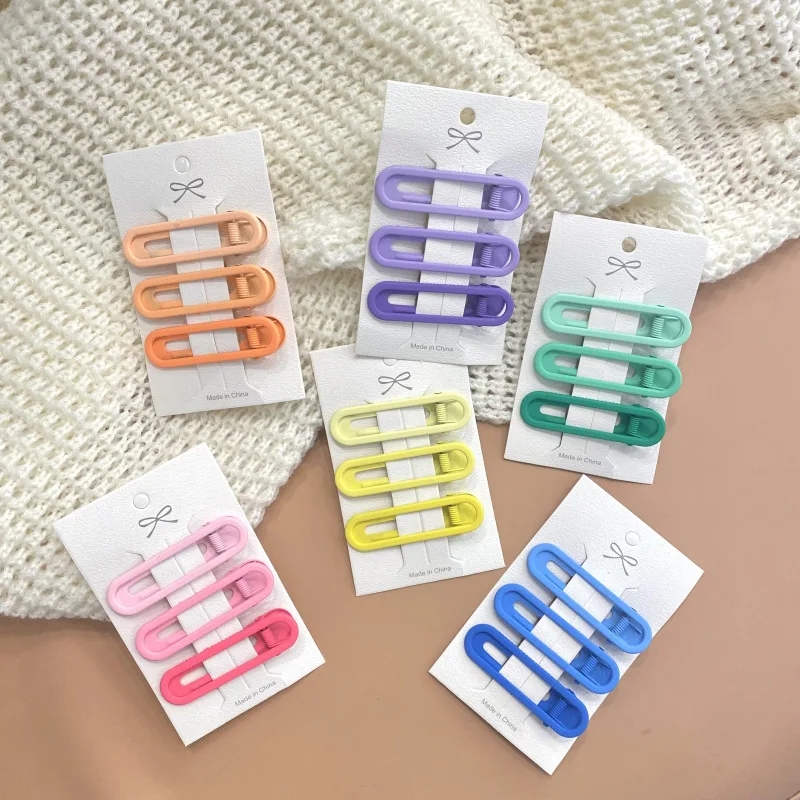 3 Pcs/set Matte Gradient Hair Clips Hollow Candy Color Hairpins Barrettes for Women Girls Hair Accessories Kawaii Cute Set
3 Pcs/set Matte Gradient Hair Clips Hollow Candy Color Hairpins Barrettes for Women Girls Hair Accessories Kawaii Cute Set