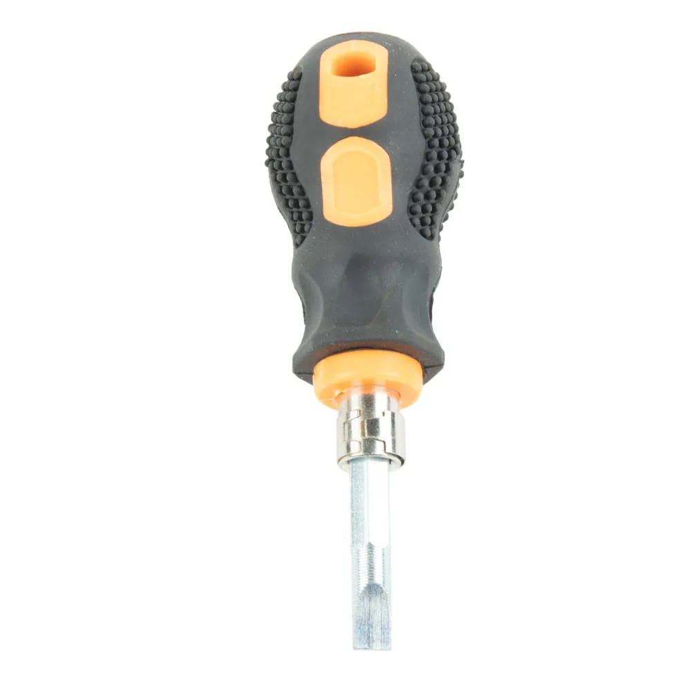 Encapsulation/Crystal Shank Hand Tools Screwdriver Mini Repair Short Handle Slotted Removable/Adjustable Magnetic Head
Encapsulation/Crystal Shank Hand Tools Screwdriver Mini Repair Short Handle Slotted Removable/Adjustable Magnetic Head