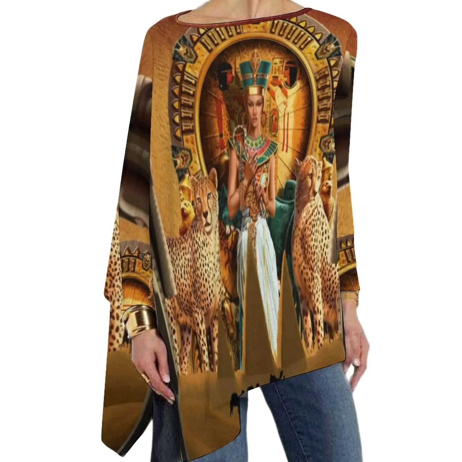 The Queen of Egypt T-Shirts Old Egyptian Pretty T-Shirt Female Long-Sleeve O Neck Streetwear Tshirt Oversized Graphic Tees
The Queen of Egypt T-Shirts Old Egyptian Pretty T-Shirt Female Long-Sleeve O Neck Streetwear Tshirt Oversized Graphic Tees