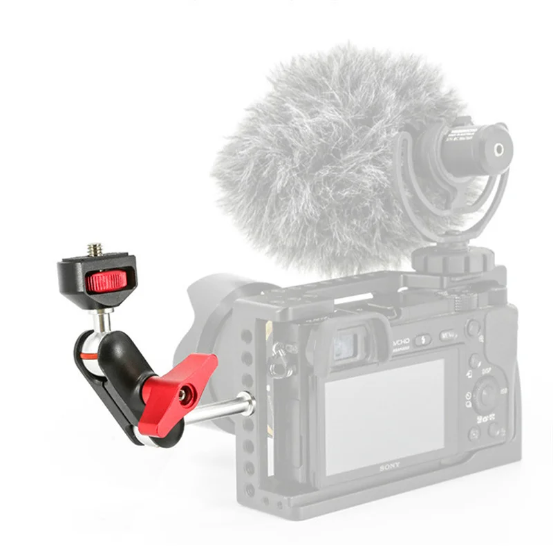 New Power Magic Arm Ballhead Clamp 1/4" Double Ball Adapter for DSLR Monitor Flash LED Video Light Vlog Cage Tripod Gimbal
New Power Magic Arm Ballhead Clamp 1/4" Double Ball Adapter for DSLR Monitor Flash LED Video Light Vlog Cage Tripod Gimbal