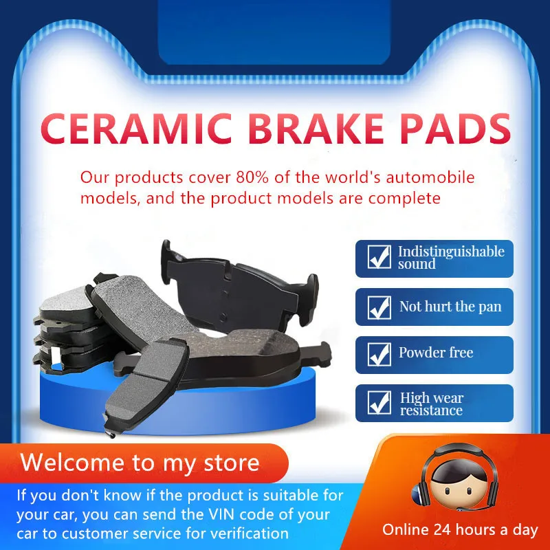 

Rear Brake Pad-27002 Is Suitable For Dongfeng Fengguang 580/500/370/360/Foton Gatu Gt/Im6/Im8/Auto Parts Ceramic Brake Pads