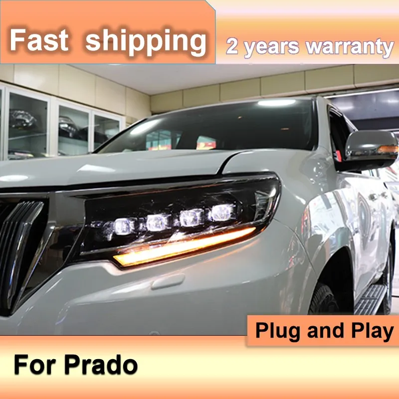 Car Accessories for Toyota Prado Head Lamp 2018-2021 Prado Headlights LED DRL Dynamic Turn Signal High Beam Projector Lens
Car Accessories for Toyota Prado Head Lamp 2018-2021 Prado Headlights LED DRL Dynamic Turn Signal High Beam Projector Lens