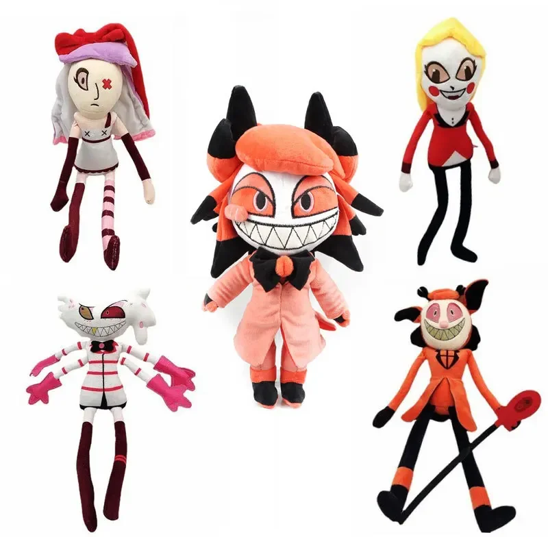 

Alastor Plush Toys Hazbined Hotels Soft Animal Stuffed Doll Cute Plushie Figure Toys Hells For Children Kids Christmas Gift