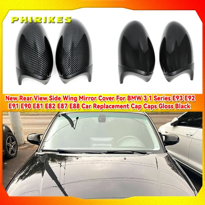 Карбоновая Крышка для бокового зеркала для BMW 1 3 серии E82 E88 2007 ~ 2009 E90 E87 E91 E93 E81 E92, высококачественные черные колпачки заднего вида
Карбоновая Крышка для бокового зеркала для BMW 1 3 серии E82 E88 2007 ~ 2009 E90 E87 E91 E93 E81 E92, высококачественные черные колпачки заднего вида