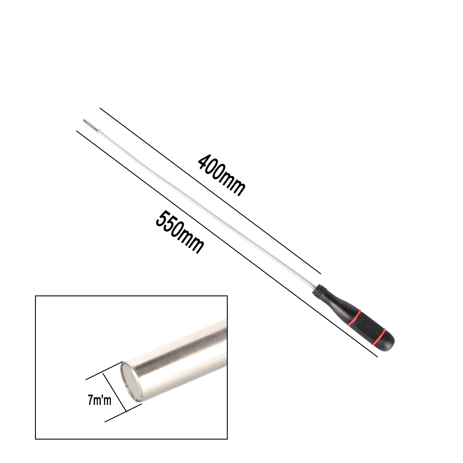 Strong Magnetic Pickup Tool 55cm Rubber Anti-slip Handle Sink Drains Anti-slip Design For Locate Falling Objects
Strong Magnetic Pickup Tool 55cm Rubber Anti-slip Handle Sink Drains Anti-slip Design For Locate Falling Objects