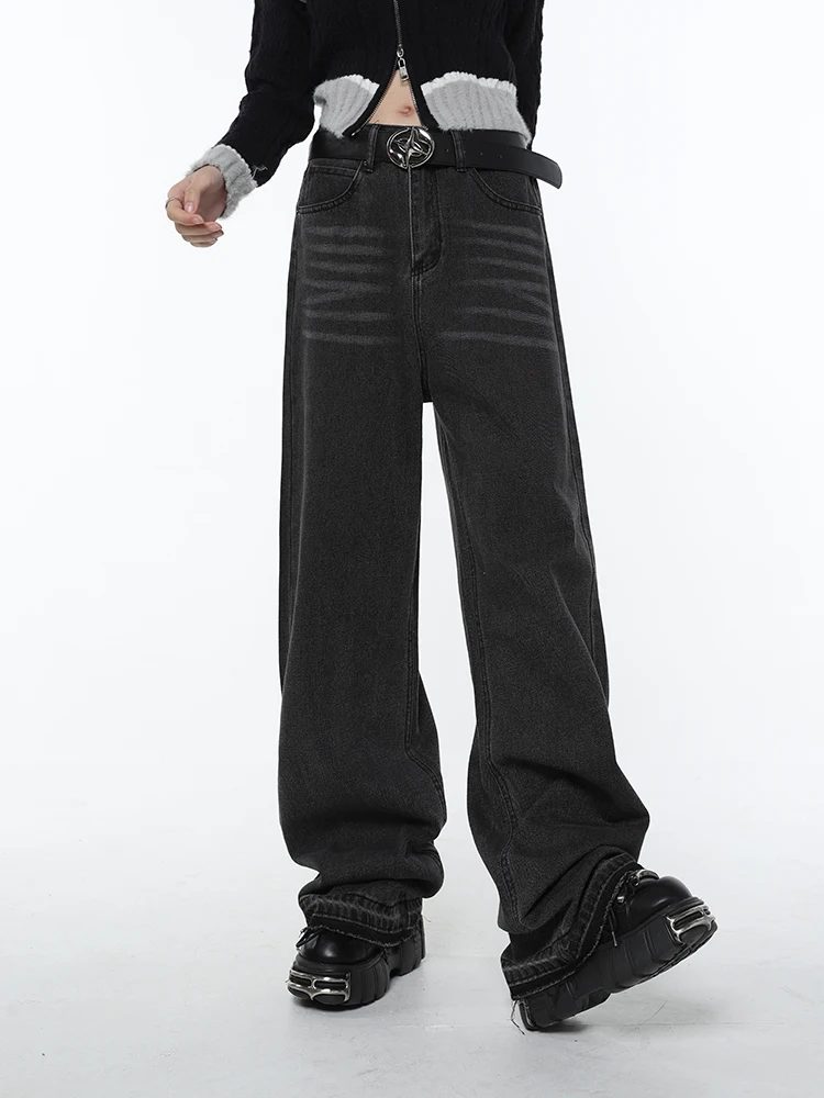 American Vintage High Waist Street Style Black Straight Jeans Pants Fashion Women Wide Leg Loose Y2K Denim Trouser Female Cloth
American Vintage High Waist Street Style Black Straight Jeans Pants Fashion Women Wide Leg Loose Y2K Denim Trouser Female Cloth