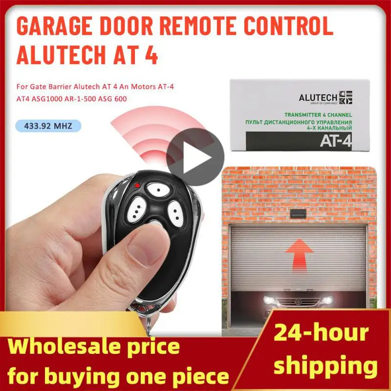 

Newest Remote Control Gate Alutech AT-4 AR-1-500 AN-Motors AT-4 ASG1000 AT4 AT 4 Keychain Barrier 433MHz Rolling Code for Garage