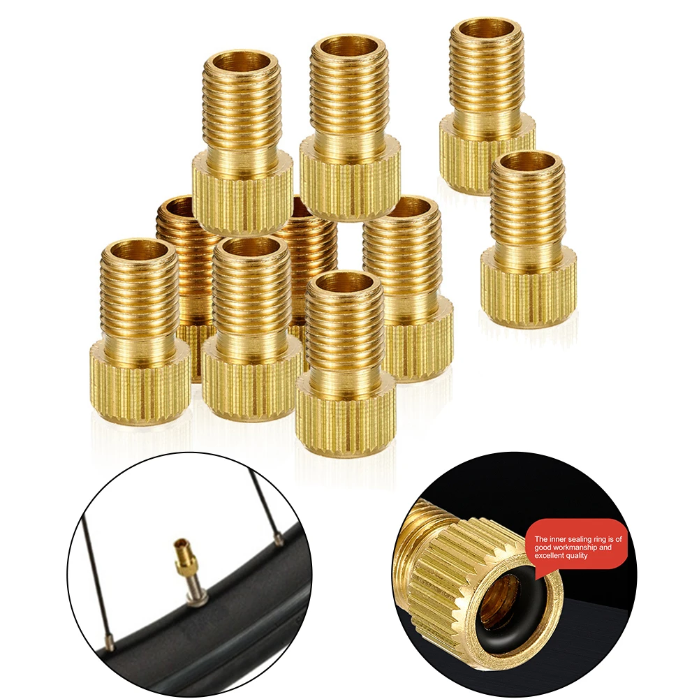 High Quality Brand New Conversion Head Adapter Valve Adapter With Rubber Ring Presta To-Schrader 10pcs Converter
High Quality Brand New Conversion Head Adapter Valve Adapter With Rubber Ring Presta To-Schrader 10pcs Converter