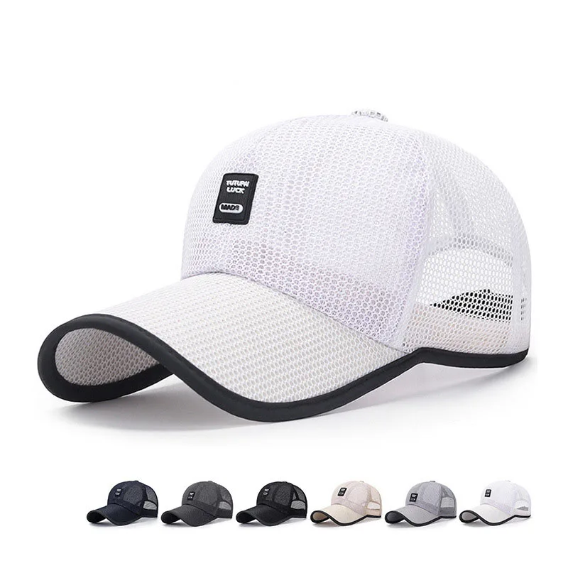 Men's Mesh Baseball Cap Breathable Summer Caps Dad Hat Outdoor Fishing Hats Bone Gorras Snapback Trucker Cap
Men's Mesh Baseball Cap Breathable Summer Caps Dad Hat Outdoor Fishing Hats Bone Gorras Snapback Trucker Cap