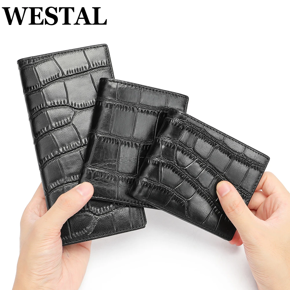 WESTAL 1 шт. первый слой CowhiWESTAL мужской модный кошелек с крокодиловым узором повседневный деловой кошелек, кошелек для монет и карт
WESTAL 1 шт. первый слой CowhiWESTAL мужской модный кошелек с крокодиловым узором повседневный деловой кошелек, кошелек для монет и карт