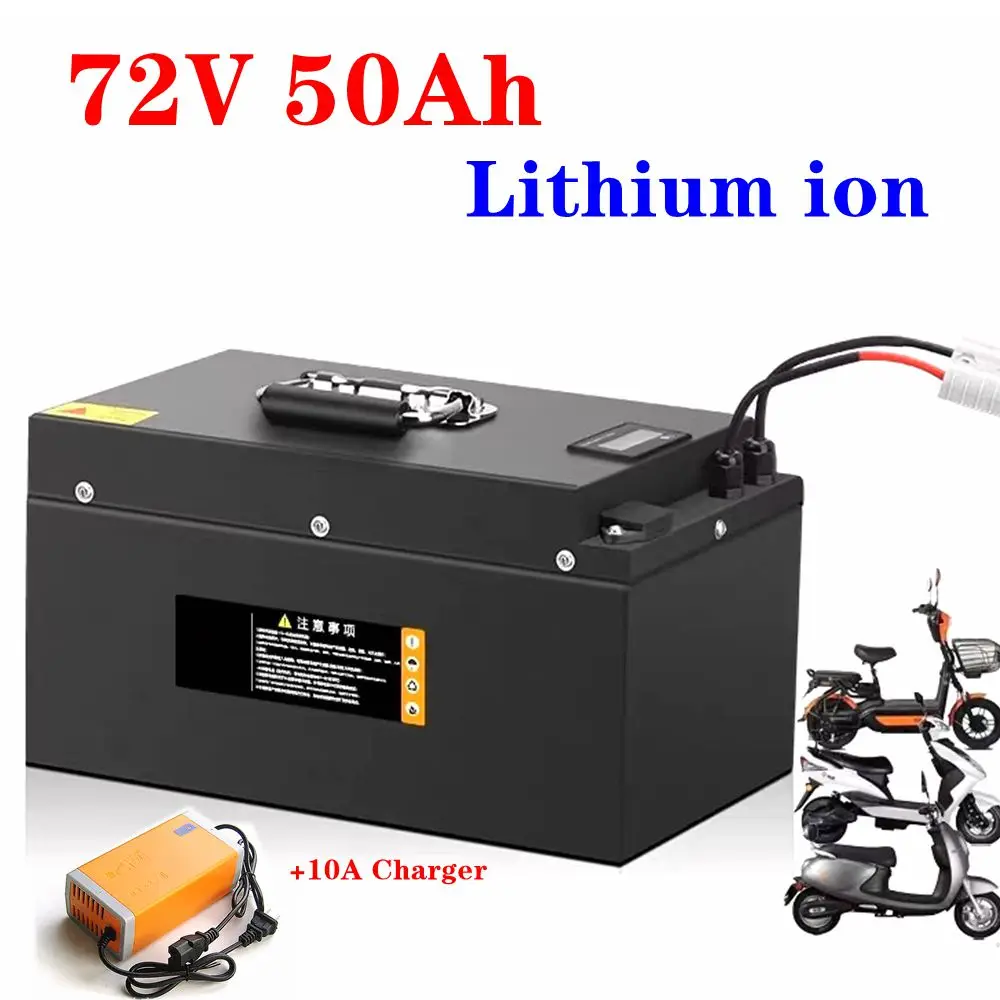 

High power Electric Bike Battery 72v 50Ah Super Power 5000w Lithium ion 72v VRLA Replacement scooter motorcycle 84v 10A Charger