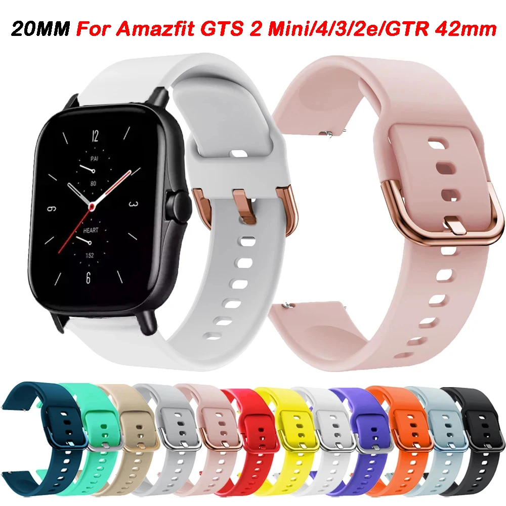 Ремешок силиконовый для Amazfit GTS4/GTS2/GTS 2 4 Mini/GTS3/2e/GTR 42 мм/Bip 3 Pro, спортивный браслет для часов Amazfit Bip S, 20 мм
Ремешок силиконовый для Amazfit GTS4/GTS2/GTS 2 4 Mini/GTS3/2e/GTR 42 мм/Bip 3 Pro, спортивный браслет для часов Amazfit Bip S, 20 мм