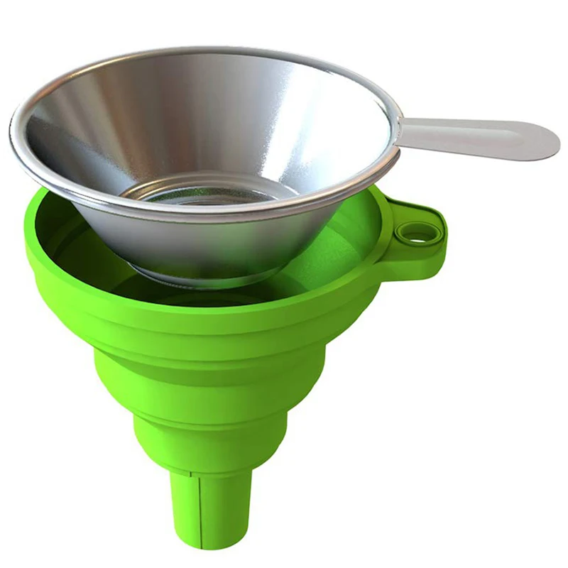 3D Printer Accessories Silicone Collapsible Funnel with Stainless Steel Resin Filter Cup for SLA DLP LCD for 3D Printer
3D Printer Accessories Silicone Collapsible Funnel with Stainless Steel Resin Filter Cup for SLA DLP LCD for 3D Printer