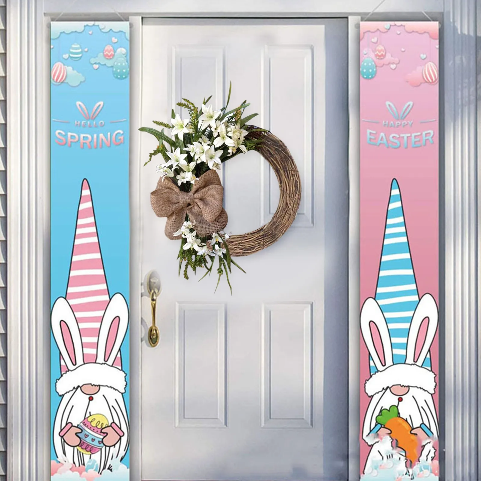 Wreath Door Easter Wreath Memorial Hanging Decorations Bow Simulation Plant Wreath Lighted Valentines Day Wreath Home Decor 202
Wreath Door Easter Wreath Memorial Hanging Decorations Bow Simulation Plant Wreath Lighted Valentines Day Wreath Home Decor 202