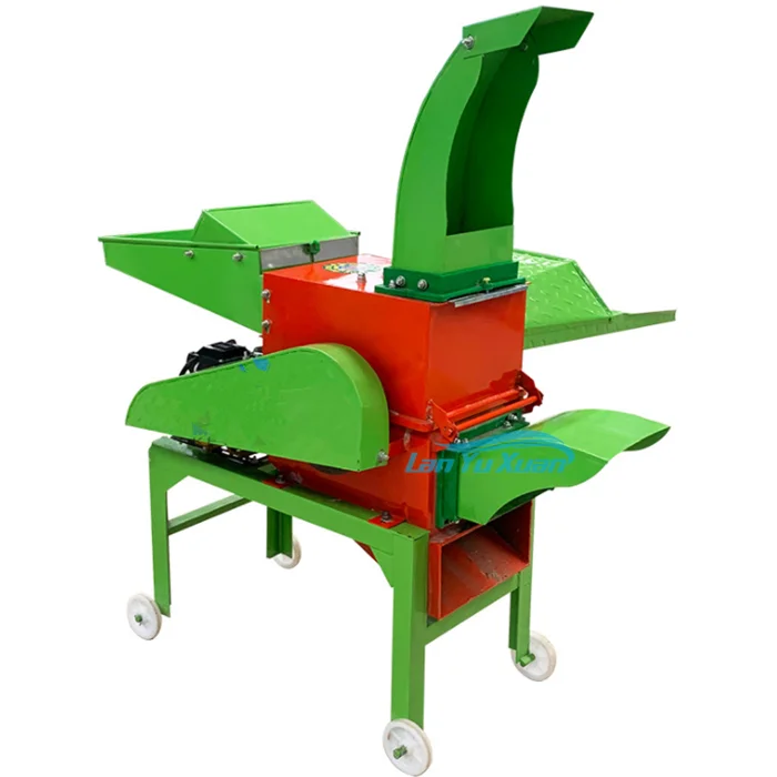 

Gasoline engine dual functional agriculture machinery hay cutter feed processing machines crusher for grain home