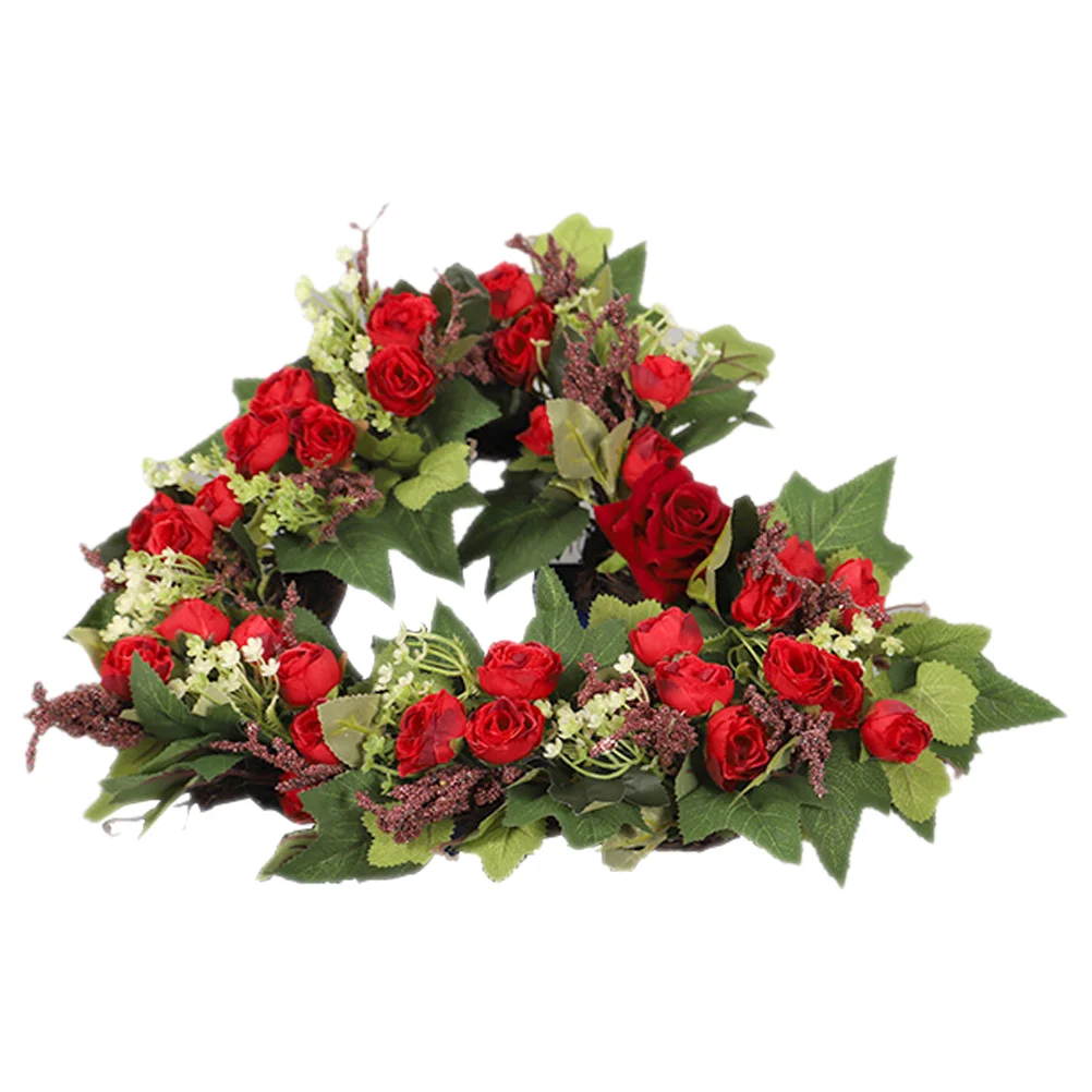 Wedding Valentines Wreath Heart-Shaped Flower Wreath Artificial Rose Flower Garland
Wedding Valentines Wreath Heart-Shaped Flower Wreath Artificial Rose Flower Garland