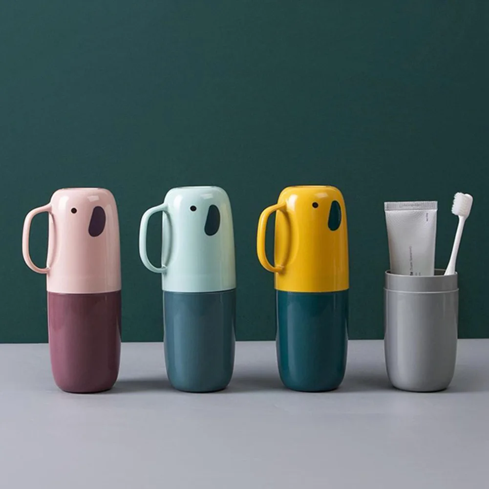 Toothbrush Cup Container Toothbrush Carrier Case For Bathroom Travel Portable Elephant Design Plastic Smooth Edge 19x7cm
Toothbrush Cup Container Toothbrush Carrier Case For Bathroom Travel Portable Elephant Design Plastic Smooth Edge 19x7cm
