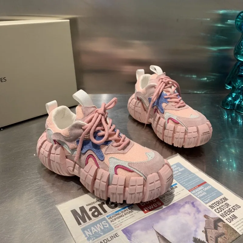 Comfort Women'splatform Shoes High Quality Women's Casual Shoes Women Sports Leisure Style Comfortable Wear-resistant Tire Shoes
Comfort Women'splatform Shoes High Quality Women's Casual Shoes Women Sports Leisure Style Comfortable Wear-resistant Tire Shoes