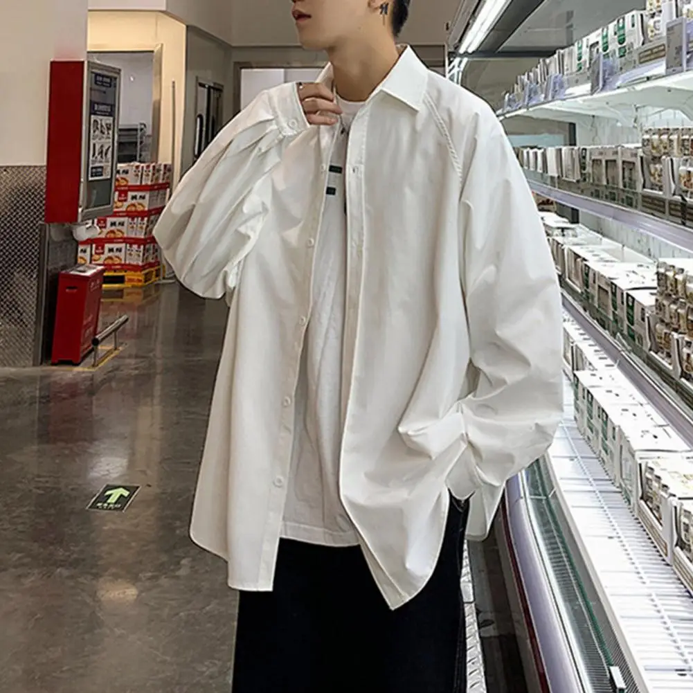 Shirt Coat Stylish Spring Loose Fit Solid Color Work Shirt Thin Style Casual Shirt
Shirt Coat Stylish Spring Loose Fit Solid Color Work Shirt Thin Style Casual Shirt