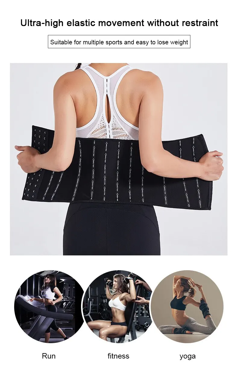 Sauna Sweat Belt Sweat to Lose Weight Woman Postpartum Waist Trainer Slimming Sheath Woman Flat Belly Fat Burning Girdle Sauna Sweat Belt Sweat to Lose Weight Woman Postpartum Waist Trainer Slimming Sheath Woman Flat Belly Fat Burning Girdle