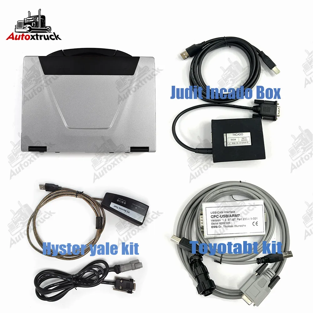 

CF52 Laptop Interface Judit Incado Box Jungheinrich 4 For Toyota BT hyster parts service for Yale Forklift Full Diagnostic tool