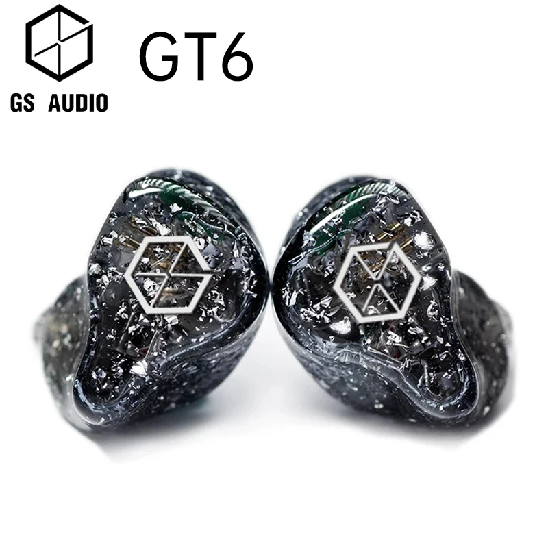 

Наушники-вкладыши GS AUDIO GT6 6BA, гибридные Hi-Fi наушники-вкладыши со съемным кабелем 0,78 и 2 контактами, IEMs для аудиофилов, музыкантов